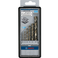 Набір свердел Bosch HSS-Co Robust Line, 6 шт
