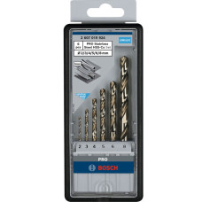 Набір свердел Bosch HSS-Co Robust Line, 6 шт