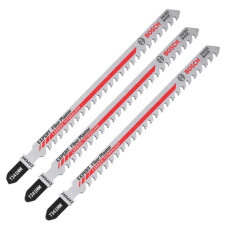 Пиляльне полотно Bosch Expert Fiber Plaster T341HM по гіпсокартону, 4.3x132 мм, 3 шт