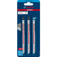 Пиляльне полотно Bosch Expert Fiber Plaster T341HM по гіпсокартону, 4.3x132 мм, 3 шт