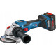 Акумуляторна кутова шліфмашина Bosch GWS 18V-15 SC Professional з 2 акб ProCORE 18V 8 Ah, з/п GAL 18V-160 в L-BOXX 136