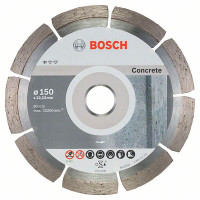 Алмазний круг Bosch по бетону Standard for Concrete 150x22.23x2x10 мм, 10 шт
