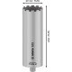 Алмазна коронка Bosch PRO Core Cutter wet 162x450 мм, 1 1/4" UNC