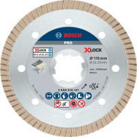 Алмазний круг Bosch X-Lock Best for Ceramic Extraclean Turbo 115x22.23x1.4x7 мм