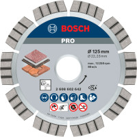 Алмазний круг Bosch Best for Stone 125x2.23x2.2x12 мм
