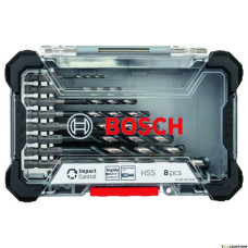 Набір свердел по металу Bosch Impact Control, 8 шт, у кейсі