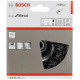 Щітка Bosch кручена сталь 100х0.5 мм, М14
