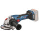 Акумуляторна кутова шліфмашина Bosch GWS 18V-15 C Professional без акб і з/п, в L-BOXX 136