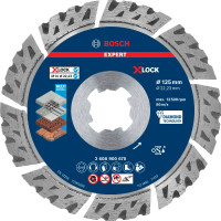 Алмазний круг Bosch Expert MultiMaterial X-Lock, 125x2.4х22.23 мм