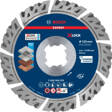Алмазний круг Bosch Expert MultiMaterial X-Lock, 125x2.4х22.23 мм