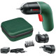 Акумуляторна електровикрутка Bosch IXO 6 Set, у кейсі з USB зарядкою, набором біт, кутовою та ексцентриковою насадками