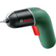 Акумуляторна електровикрутка Bosch IXO 6 Set, у кейсі з USB зарядкою, набором біт, кутовою та ексцентриковою насадками