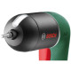 Акумуляторна електровикрутка Bosch IXO 6 Set, у кейсі з USB зарядкою, набором біт, кутовою та ексцентриковою насадками