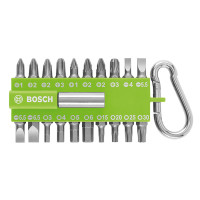 Набір насадок Bosch для загвинчування з карабіном (салатовий), 21 шт