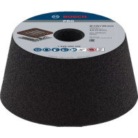 Шліфувальна чашка Bosch PRO Metal 110 мм, 55 мм, 22.23 мм, К24