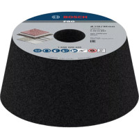 Конічний шліфувальний круг Bosch PRO Stone 90x110x55 мм G24