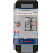 Набір 18 HSS-G свердел Bosch Tough Box, 1-10 мм