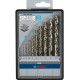 Набір спіральних свердел Bosch PRO Stainless Steel HSS-Co, 10 шт