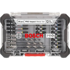 Набір біт і свердел Bosch PRO Impact Metal Set, 20 шт
