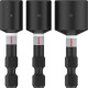 Набір ударних головок Bosch PRO Nutseter Impact, 3 шт
