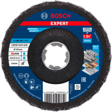 Пелюстковий шліфувальний круг Bosch Expert N475 SCM X-Lock 125х22.23 мм крупнозернистий
