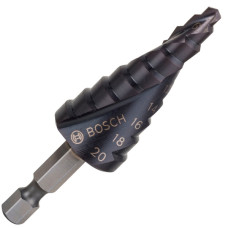 Ступінчасте свердло Bosch HSS-AlTiN 9 ступенів 4-20х70.5 мм, хвостовик 1/4 дюйма