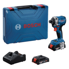 Акумуляторний ударний гайковерт Bosch GDR 18V-215 Professional, 2 акб GBA 18V 2.0Ah та з/п GAL 18V-20  у кейсі