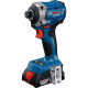 Акумуляторний ударний гайковерт Bosch GDR 18V-215 Professional, 2 акб GBA 18V 2.0Ah та з/п GAL 18V-20  у кейсі