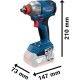 Акумуляторний ударний гайковерт Bosch GDX 18V-285 Professional, без акб та з/п