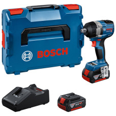 Акумуляторний ударний гайковерт Bosch GDS 18V-750 C Professional, 2 акб GBA 18V 5.0Ah та з/п GAL 18V-40 у L-BOXX
