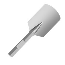 Зубило лопаткове Bosch PRO HEX 28-4C Spade Chisel Rounded, 135x400 mm