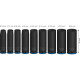 Набір ударних торцевих головок Bosch Pro Impact Socket Deep Set 1/4" 6-14 мм, 50 мм, 9 шт