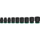 Набір ударних торцевих головок Bosch Pro Impact Socket Standard Set 1/2" 10-27 мм, 38-42 мм, 9 шт