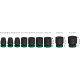Набір ударних торцевих головок Bosch Pro Impact Socket Standard Set 1/2" 10-27 мм, 38-42 мм, 9 шт