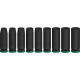Набір ударних торцевих головок Bosch Pro Impact Socket Deep Set 1/2" 10-19 мм, 77 мм, 9 шт