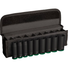 Набір ударних торцевих головок Bosch Pro Impact Socket Deep Set 1/2" 10-27 мм, 77 мм, 9 шт
