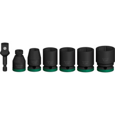 Набір ударних торцевих головок Bosch Pro Impact Socket Standard Set 1/2" 13-24 мм, 38-40 мм, з адаптерами, 7 шт