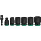 Набір ударних торцевих головок Bosch Pro Impact Socket Standard Set 1/2" 13-24 мм, 38-40 мм, з адаптерами, 7 шт