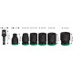 Набір ударних торцевих головок Bosch Pro Impact Socket Standard Set 1/2" 13-24 мм, 38-40 мм, з адаптерами, 7 шт