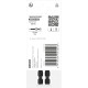 Біти Bosch Pro Torx Impact T25, 55 мм, 2 шт