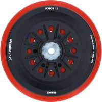 Опорна шліфувальна тарілка універсальна з отворами Bosch Expert Multihole 150 мм, середня