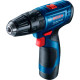 Акумуляторний ударний дриль-шуруповерт Bosch GSB 120-LI Professional, 2 акб GBA 12V 2.0 Ah та з/п GAL 1210 CV у кейсі