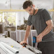 Акумуляторний ударний дриль-шуруповерт Bosch GSB 120-LI Professional, 2 акб GBA 12V 2.0 Ah та з/п GAL 1210 CV у кейсі