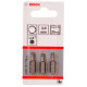 Біти Bosch Extra Hard HEX 3 мм, 25 мм, 3 шт
