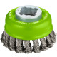 Щітка чашкова Bosch X-Lock 75 мм пучки Inox 0.5 мм