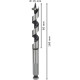 Гвинтове свердло по дереву Bosch PRO Wood 15x95x160 мм HEX 11.1 мм