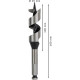 Гвинтове свердло по дереву Bosch PRO Wood 25x100x160 мм HEX 11.1 мм