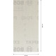 Шліфлист Bosch Expert M480 93x186 мм, G 240, 50 шт
