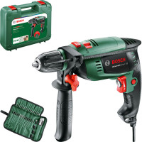 Дриль ударний Bosch UniversalImpact 700 у кейсі з набором свердл і біт (39 шт)