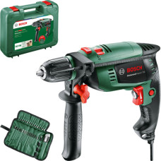Дриль ударний Bosch UniversalImpact 700 у кейсі з набором свердл і біт (39 шт)